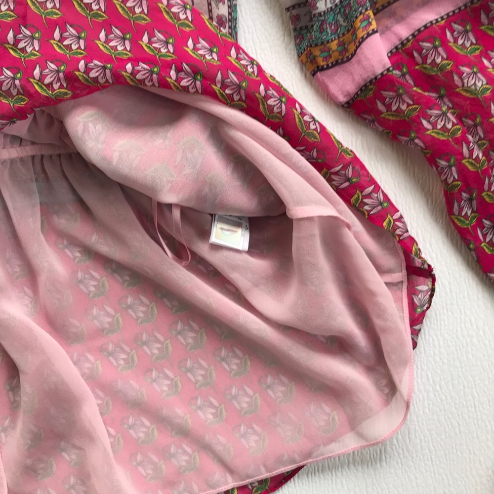 DVF Camila Zen Scarf Off-The-Shoulder Silk Blouse - Picture 6 of 7